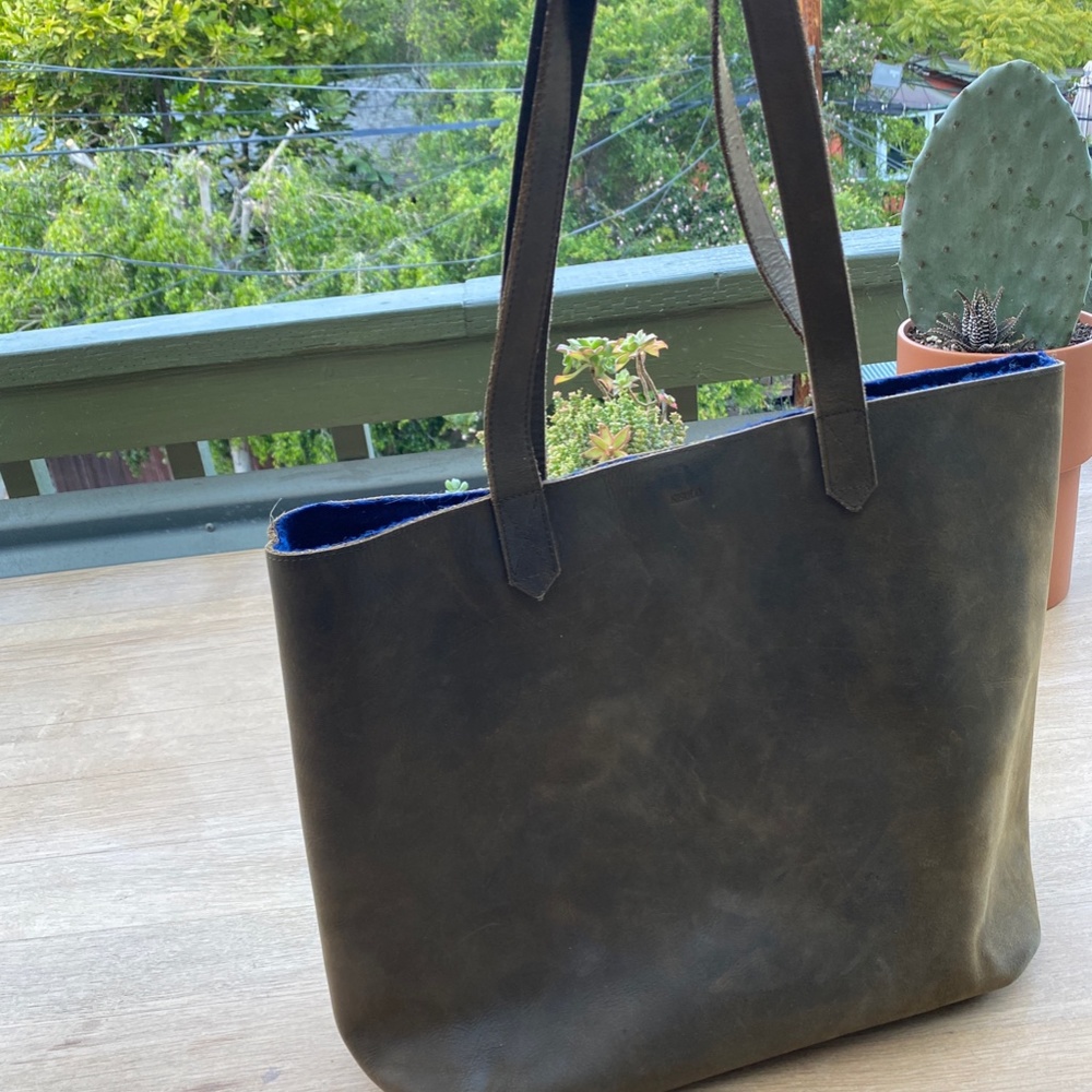 Nisolo Leather Tote- brown